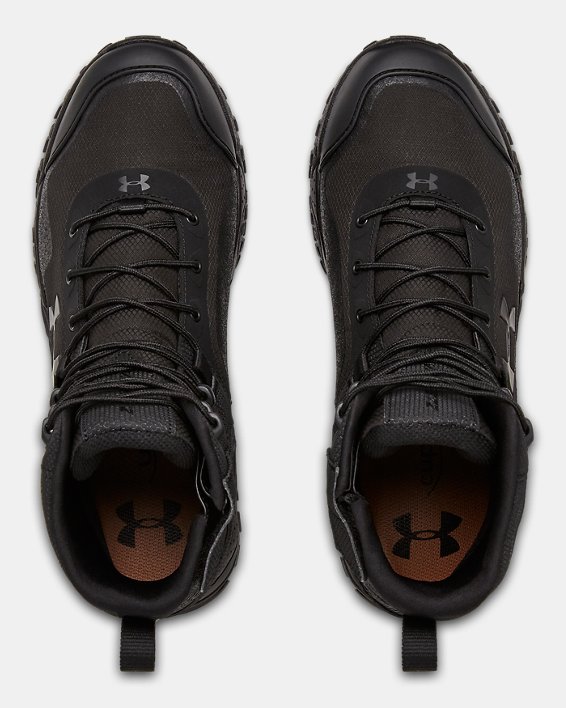 Men's UA Valsetz RTS 1.5 Side Zip Tactical Boots, Black, pdpMainDesktop image number 2